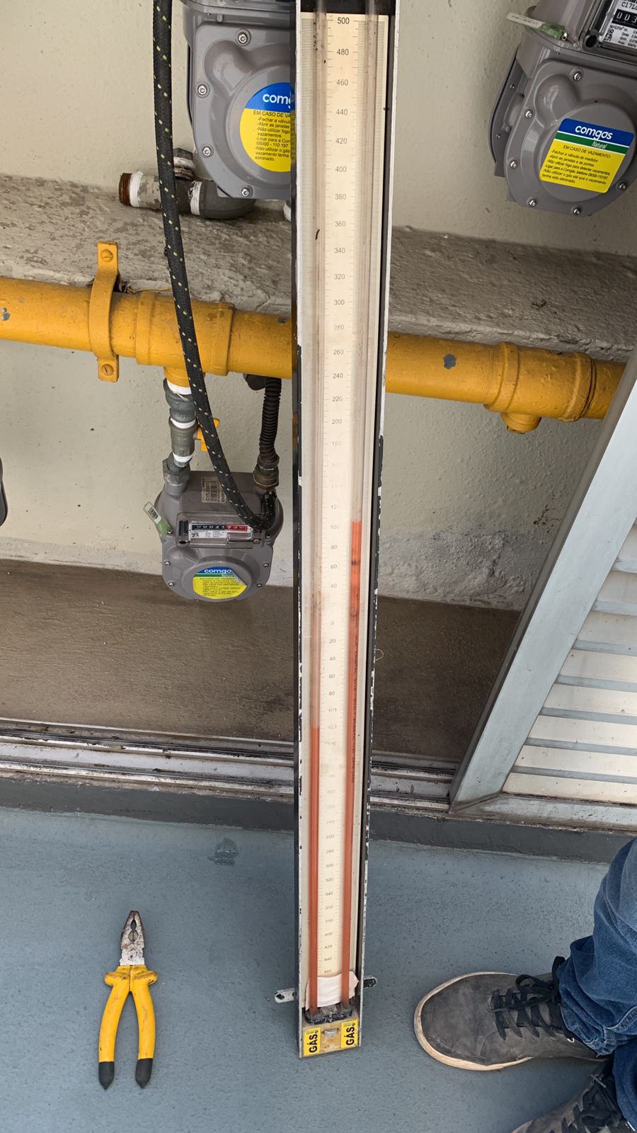 Detalhe da instalação